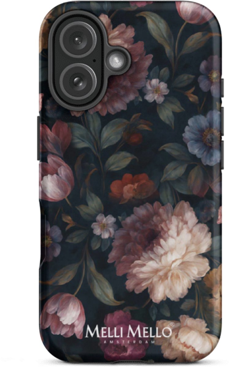 Melli Mello Telefoonhoesje Noir Bloom (Tough Case) - Apple iPhone 16