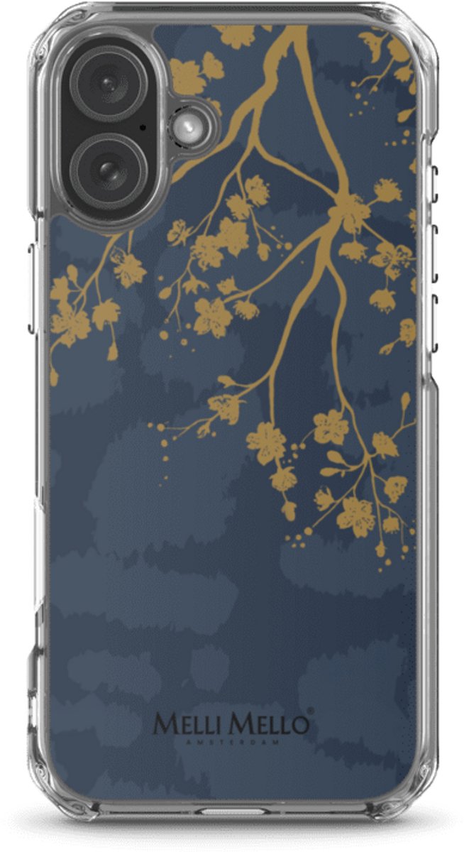 Melli Mello Telefoonhoesje Golden Branch (Soft case) - Apple iPhone 16 Plus