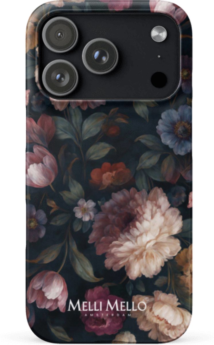 Melli Mello Telefoonhoesje Noir Bloom (Hard Case) - Apple iPhone 17 Pro