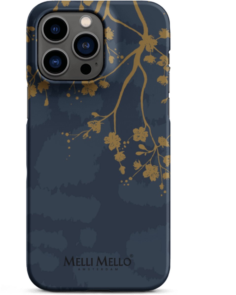 Melli Mello Telefoonhoesje Golden Branch (Hard Case) - Apple iPhone 14 Pro Max