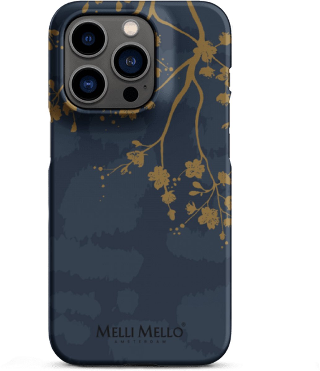 Melli Mello Telefoonhoesje Golden Branch (Hard Case) - Apple iPhone 14 Pro