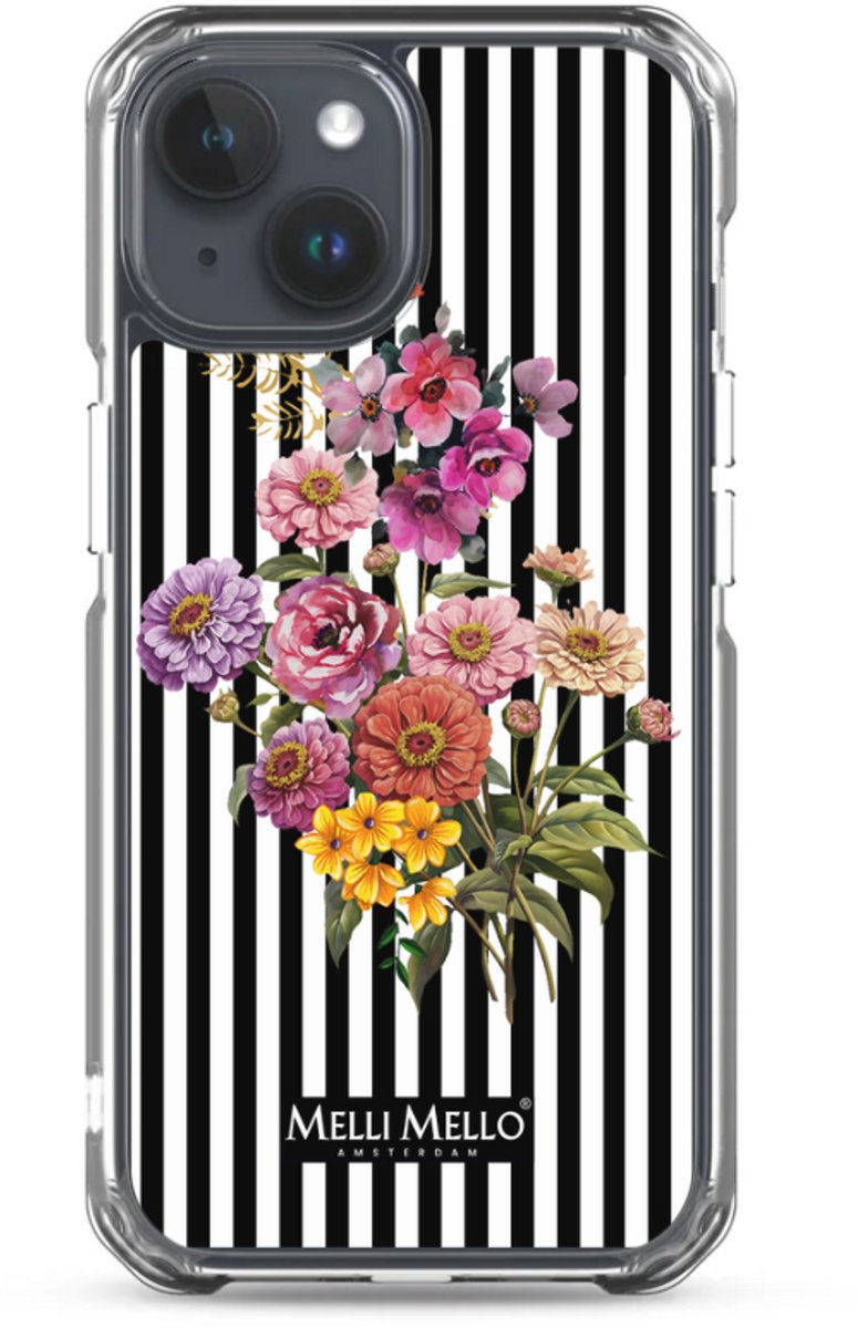 Melli Mello Telefoonhoesje Striped Grace (Soft case) - Apple iPhone 15