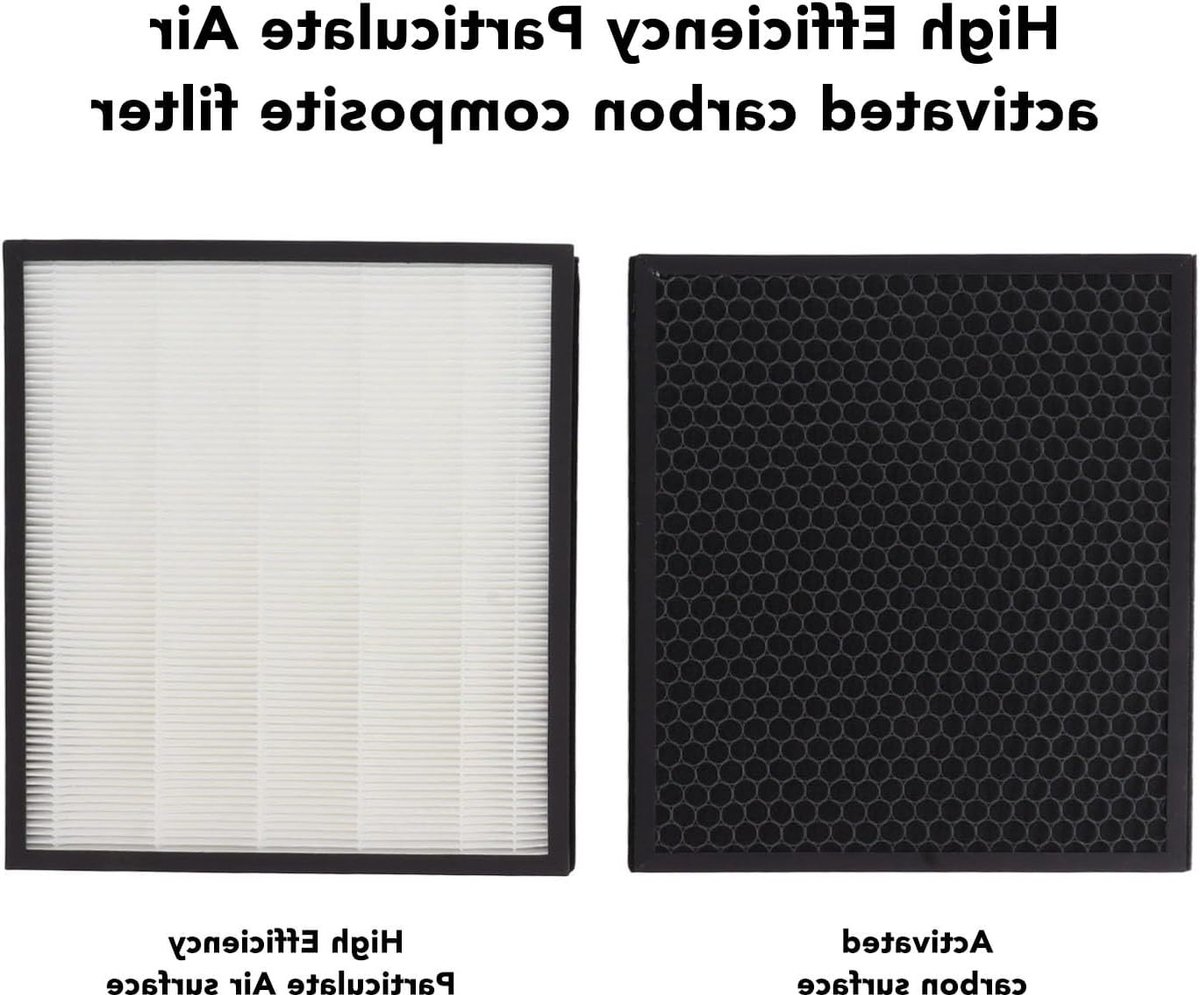 HEPA Luchtfilter met Actieve Koolstof voor Air Purifiers, Vervangingsfilter voor Stof, Huisdierenharen en Hoge Efficiëntie — afbeelding 2