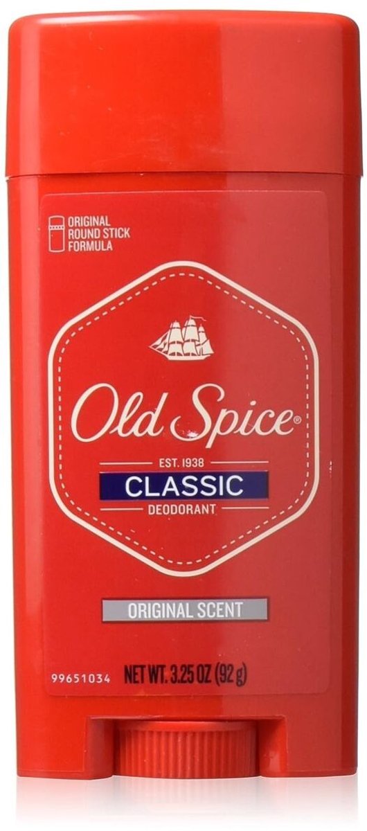 Old Spice Classic Antiperspirant voor Mannen - Deodorant in Stift - 92g