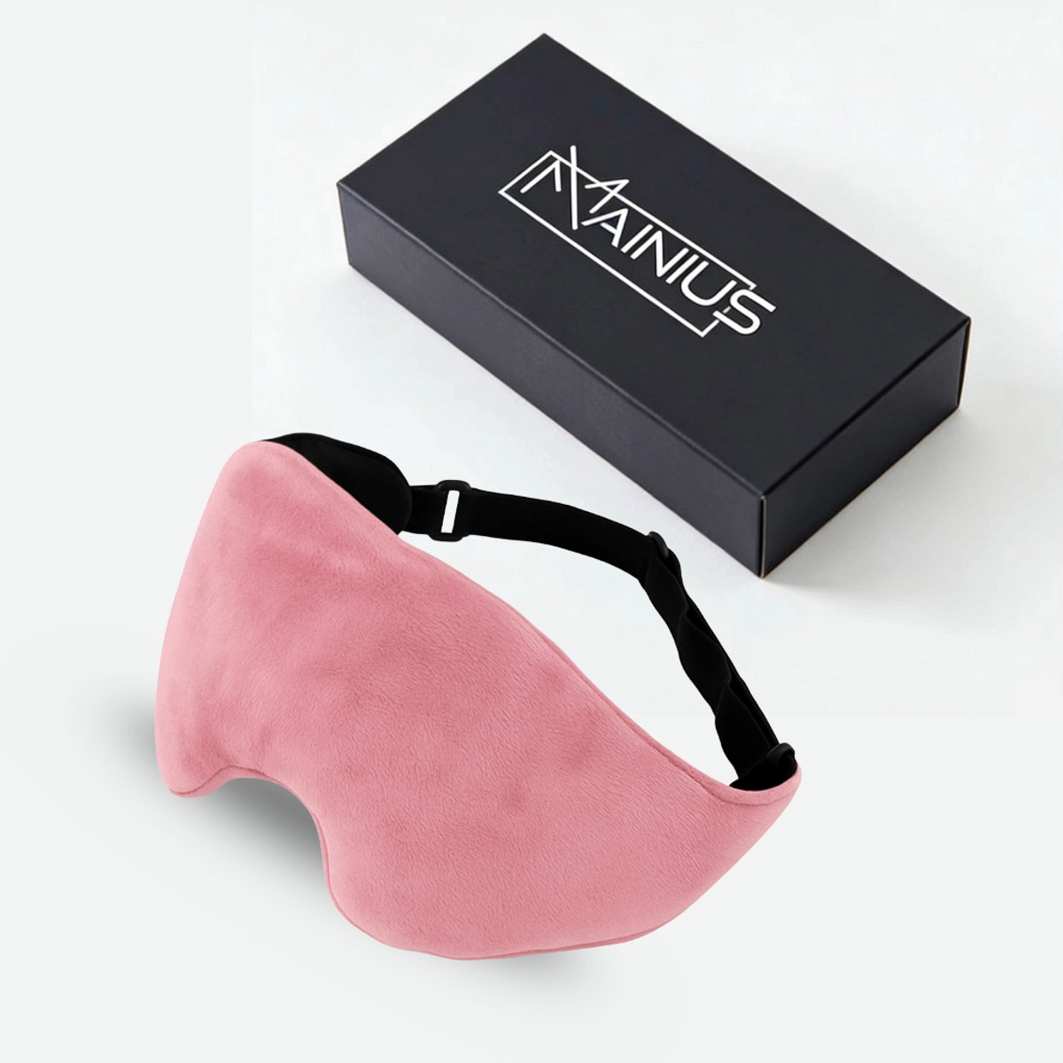 Verzwaard Slaapmasker - Oogmasker- Ontspanning - Betere Nachtrust - Stress - Hoofdpijn - Migraine - Gewichtsmasker - 100% Lichtblokkering - Zacht - Verstelbaar - Reizen en vliegtuig - Roze