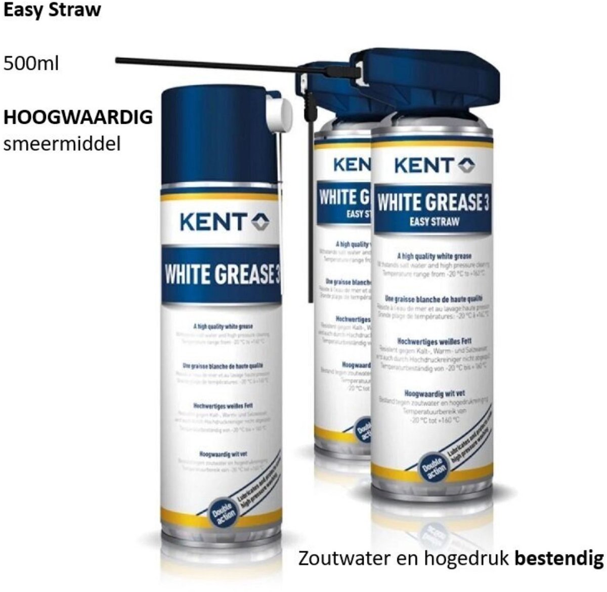 Spuitbus Kent White Grease3 - Hoogwaardig smeermiddel