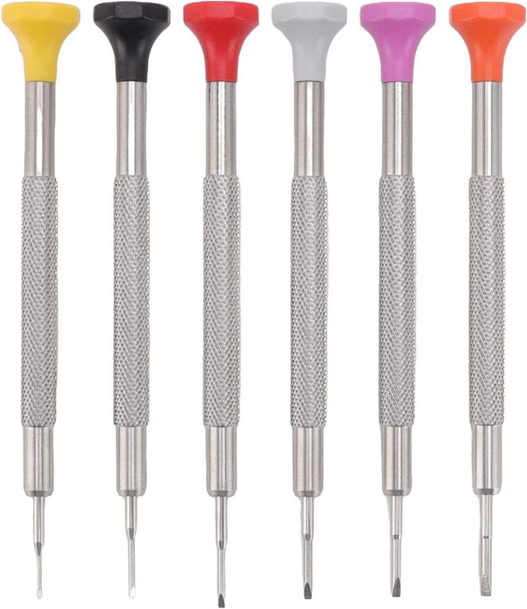 Professionele Horlogemaker Schroevendraaier Set voor Precisie Horloge Reparaties en Sieradenwerk met Mini Schroevendraaiers