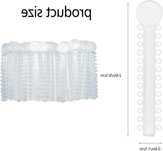 Set van 40 Elastische Rubber Tandbanden voor Orthodontie, Transparante Orthopedische Ringen en Ties, Ideaal voor Tandcorrectie en Beugels — afbeelding 5