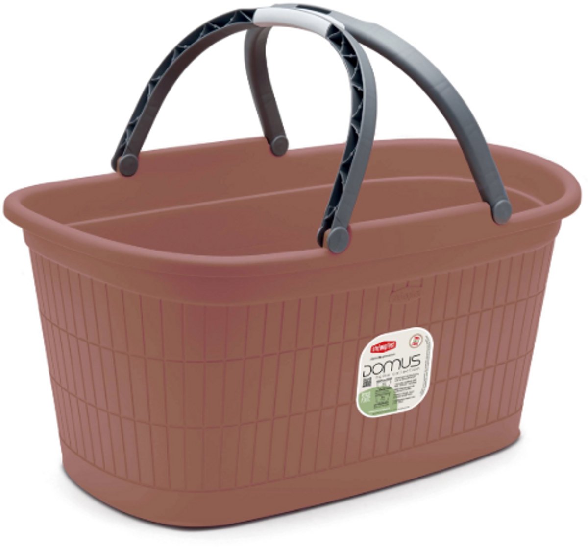 Heupwasmand met handgrepen 'Domus' - 35 liter - Mocha Mousse