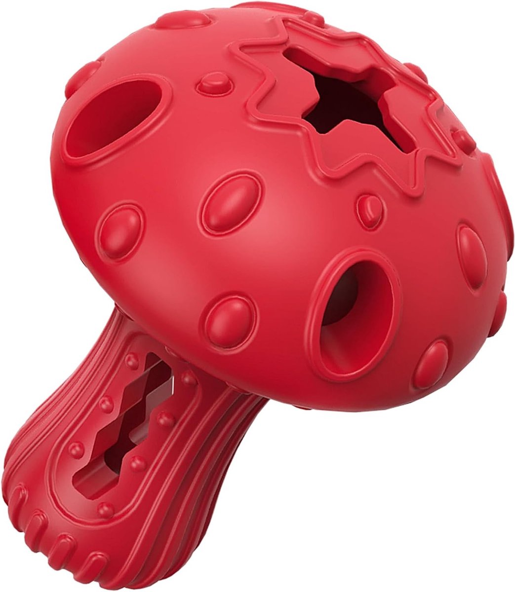 Indestructible Rubber Chew Toy voor Honden, Duurzaam Speelgoed met Tandreiniging en Interactieve Snackdispenser voor Grote Rassen