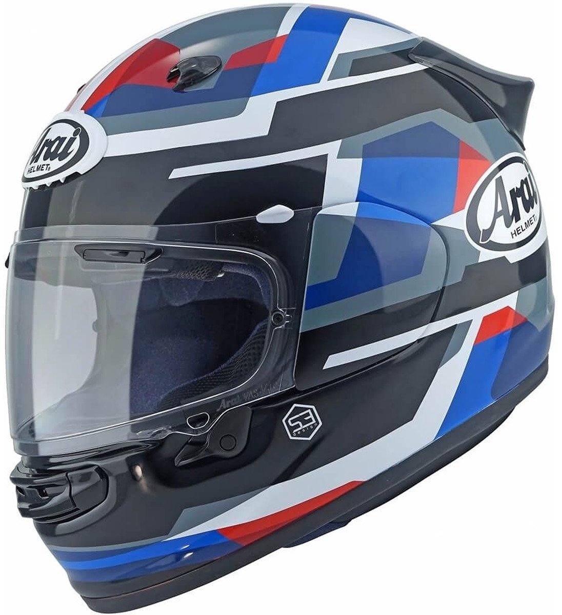 Arai Quantic Abstract Blauw Integraalhelm - Helm