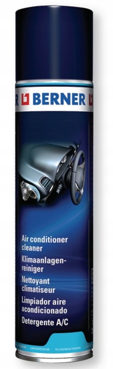 Berner Airco Reiniger Spray - 400ml - Effectieve Reiniging & Geurneutralisatie - Voor Auto en Huis - Fris Citroenaroma - P145192