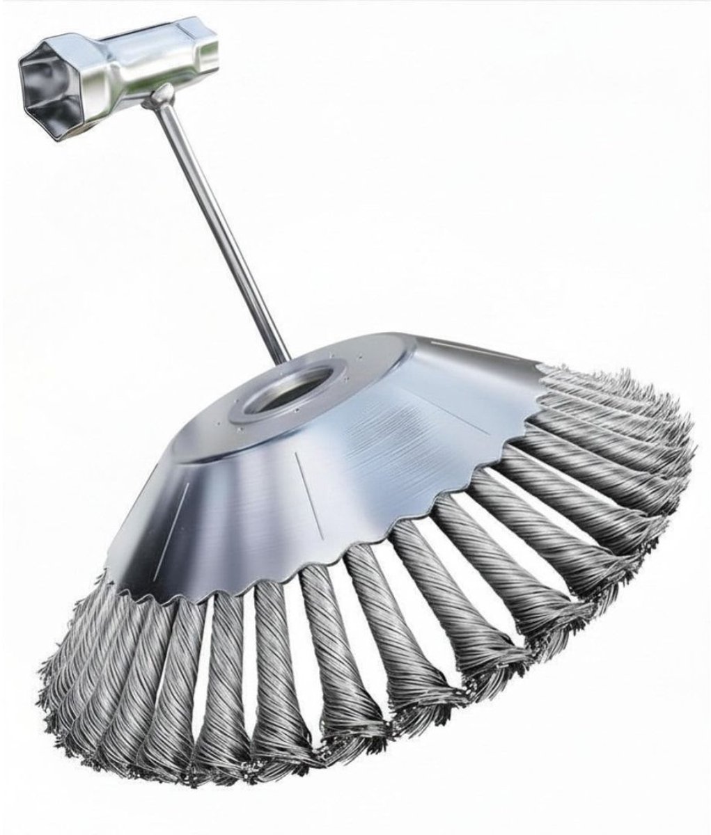 DnA® Onkruidborstel - Onkruidverwijderaars - Onkruidborstel Electrisch - Onkruidverwijderaar Elektrisch - Zilver - 7cm x 21cm x 13cm
