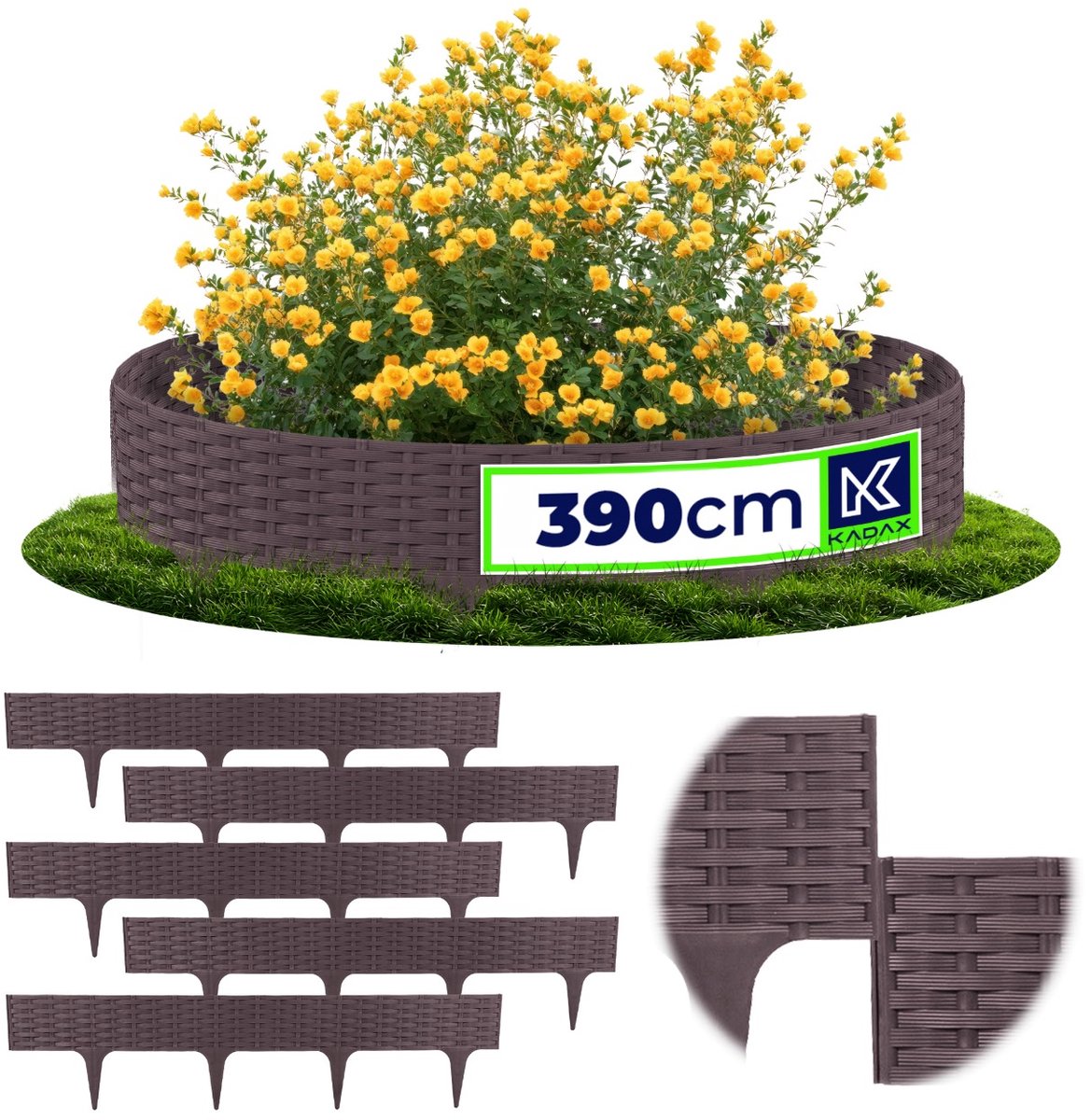 KADAX Tuinafscheiding, Bruin