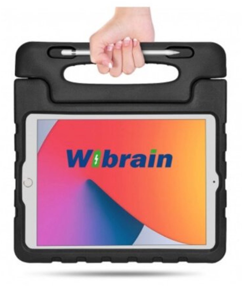 Wibrain Protector Case (incl Stylus&ScreenCover) - iPad 10.2" - zwart