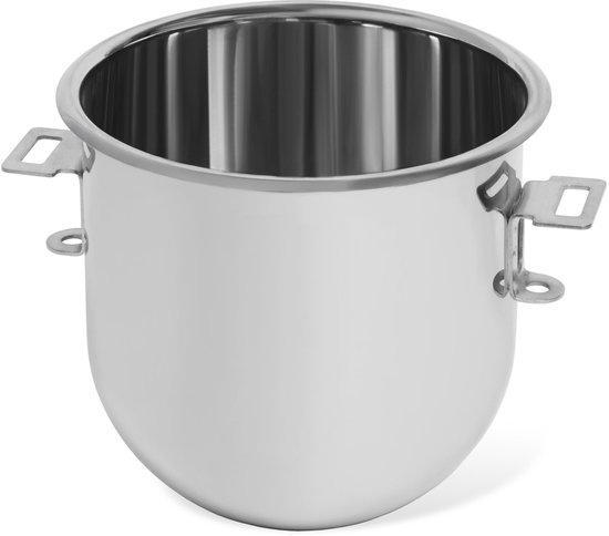 VERTES Professionele deegkneder, deegmachine met planetaire mengarm, inhoud 10 l, roestvrijstalen mengkom, mengblad, deeghaken en garde, 2 snelheden: 170 en 340 rpm van Vertes — afbeelding 2
