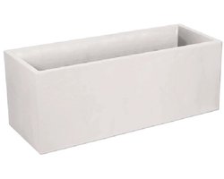 EDA Bloembak Plantenbak 98 liter - 99,5 x 39,5 cm - Hoogte 43,5 cm - Beige