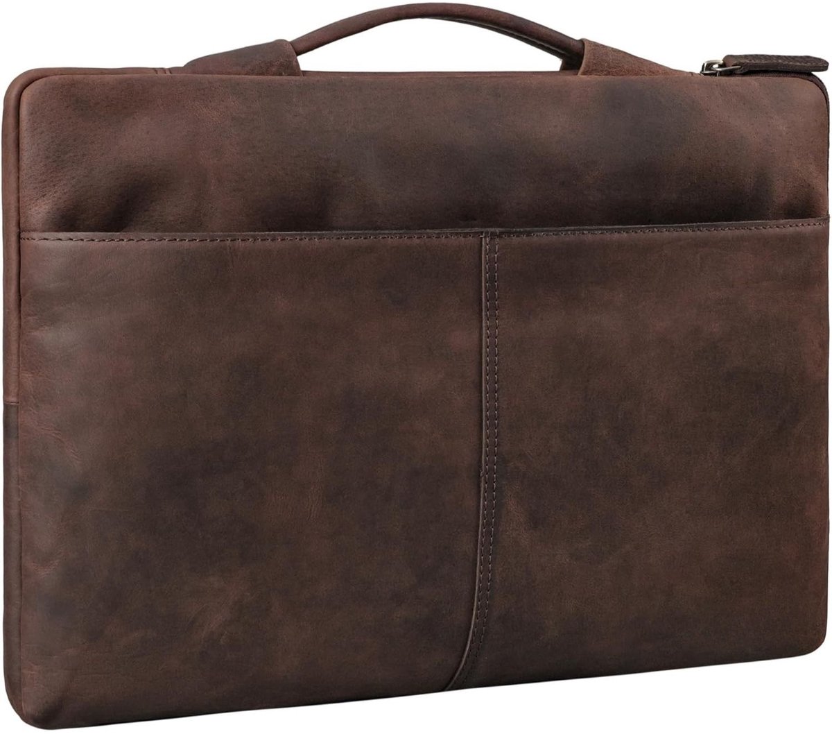 Leren Laptoptas - Laptoptas - Leren Tas - Luxe Leren Laptoptas - Werktas - Schoudertas - Business Tas - Leren Business Tas - 15.6 inch - Bruin - van Imperatoris
