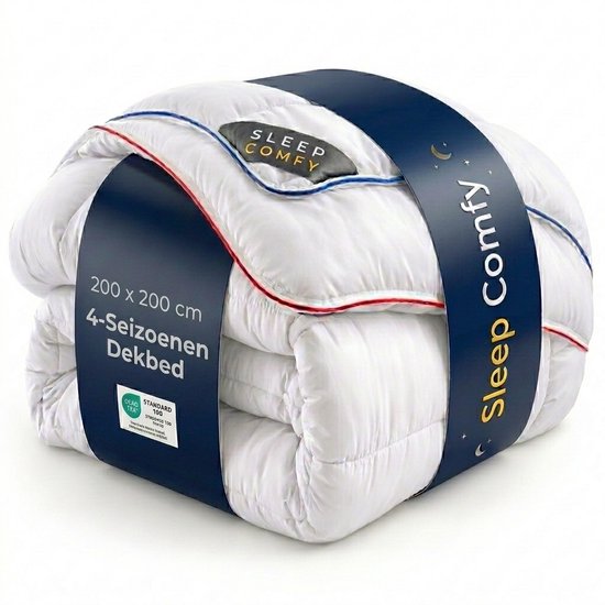 Sleep Comfy Thermo Balance Series - Hotel Kwaliteit 4 Seizoenen Dekbed - 200x200 cm - Anti Allergie Dekbed Met Twee Delen - 3 in 1 Dekbed - Comfort & Ademend - Tweepersoons Dekbed- Zomerdekbed & Winterdekbed