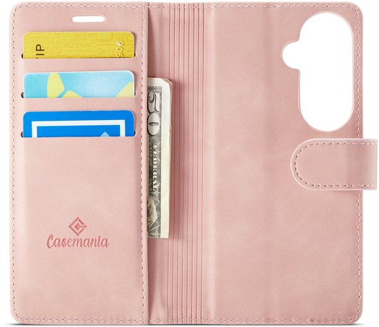Coque Oppo A54S Pink Pâle - Casemania 2 in 1 Magnetic Book Case