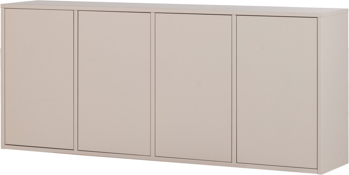 WOOOD Merel Dressoir - Grenen - Dust - 85x200x39,5 cm