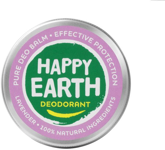 Happy Earth 100% Natuurlijke Deodorant Balm Lavender 45 gr