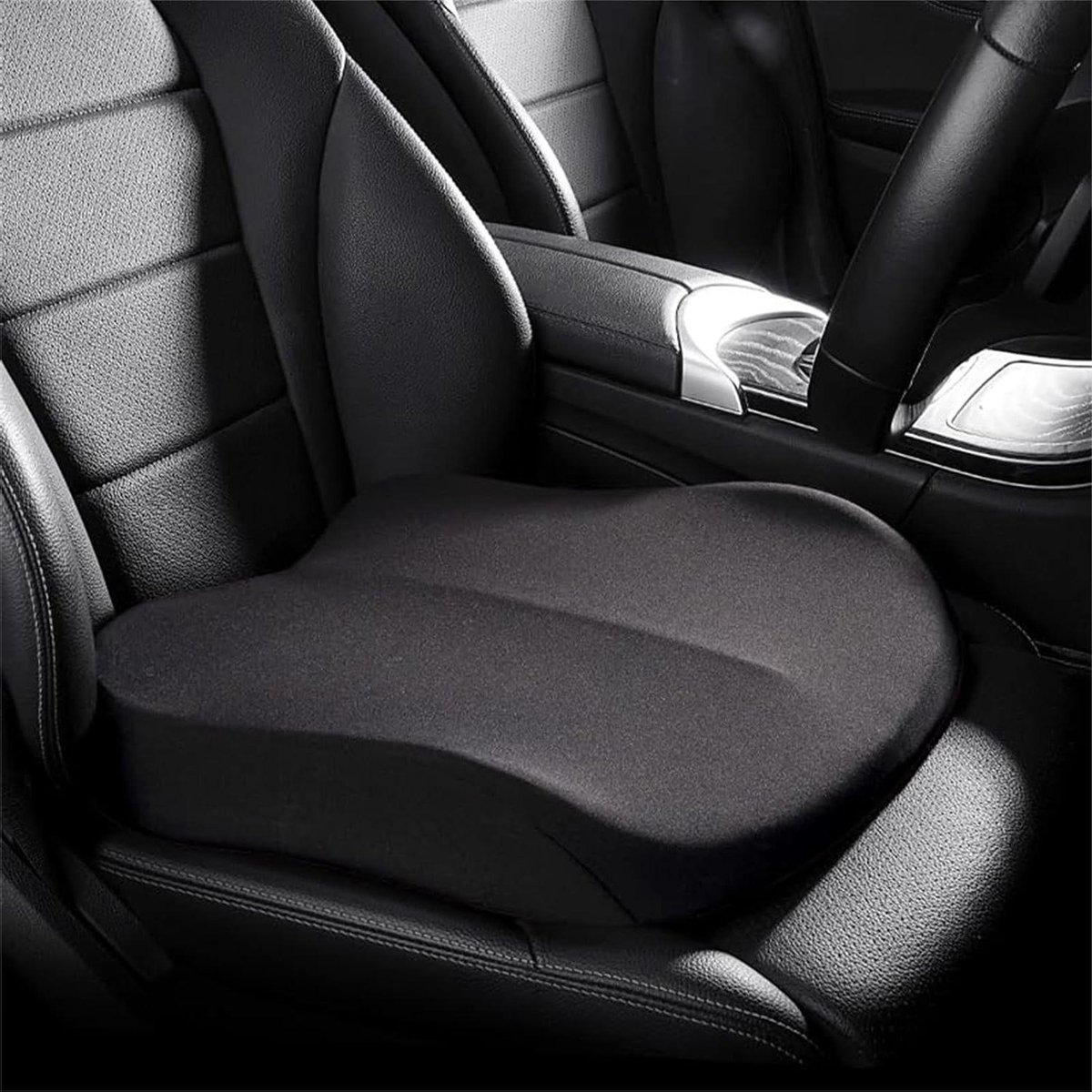 Autostoelkussen - Stoelverhoger Comfort - Comfortabel Rijden - Antislip Onderkant - Univer