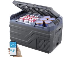 M-Goods - Elektrische Koelbox 30L - Compressor Koelbox 12V/230V - Autokoelkast - Draagbare Koelkast - Bluetooth Bediening