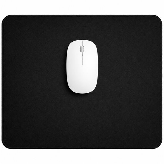 Delnes Muismat Zwart - 22x18cm - Anti Slip - Geschikt voor Kantoor - School - Gaming