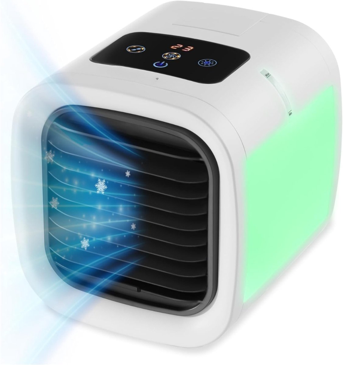 ZMR® Mini Airco - Airco - Mobiele Airco - Wit -17cm x 17cm x 18cm