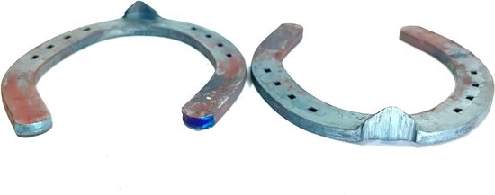 Hoefijzer achter - Paardenbeslag - Paardenverzorging - Speciaal zacht staal - 145 x 145 mm - Metaal