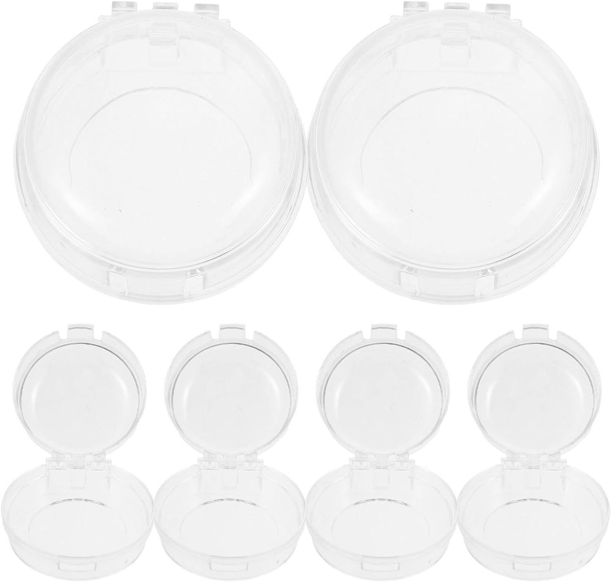 Fornuis Knop Beschermers - Veiligheidshoezen Knoppen - Keuken Schoonhouden - Hittebestendig Materiaal - 6 Stuks - Transparant
