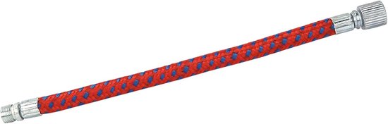Fietspomp slang - Bandenpomp accessoire - Fietsbanden oppompen - Aluminium constructie - 16.5cm - Zilver — afbeelding 4