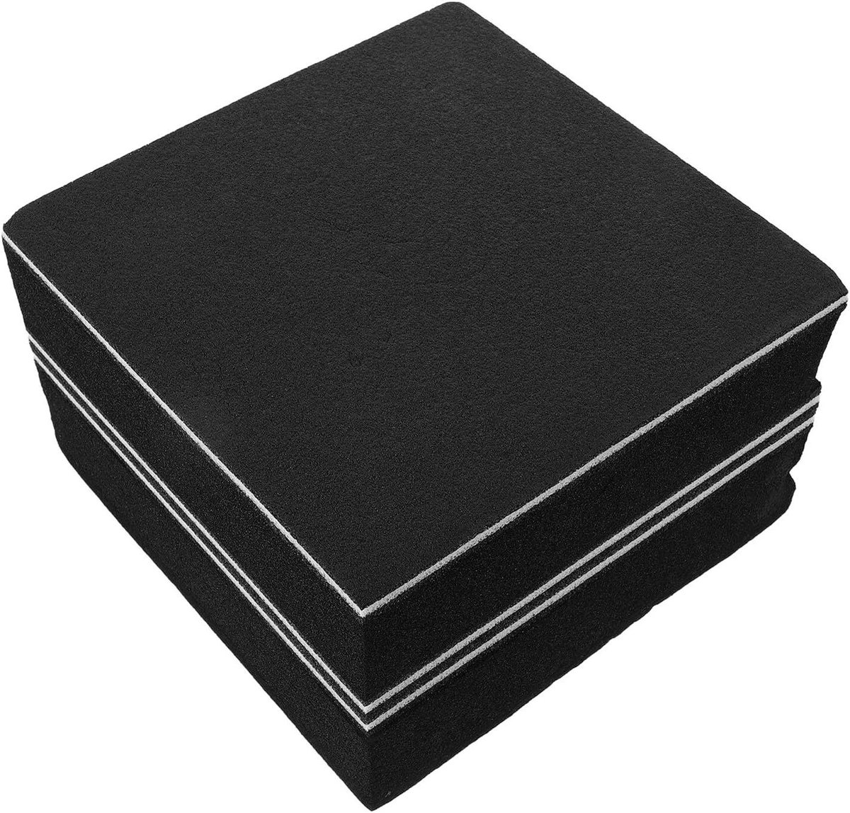 Speaker Riser Pads - Isolatie Schuim - Audio Verbeteren - Schokabsorberend Ontwerp - 20x20x10 CM - Zwart