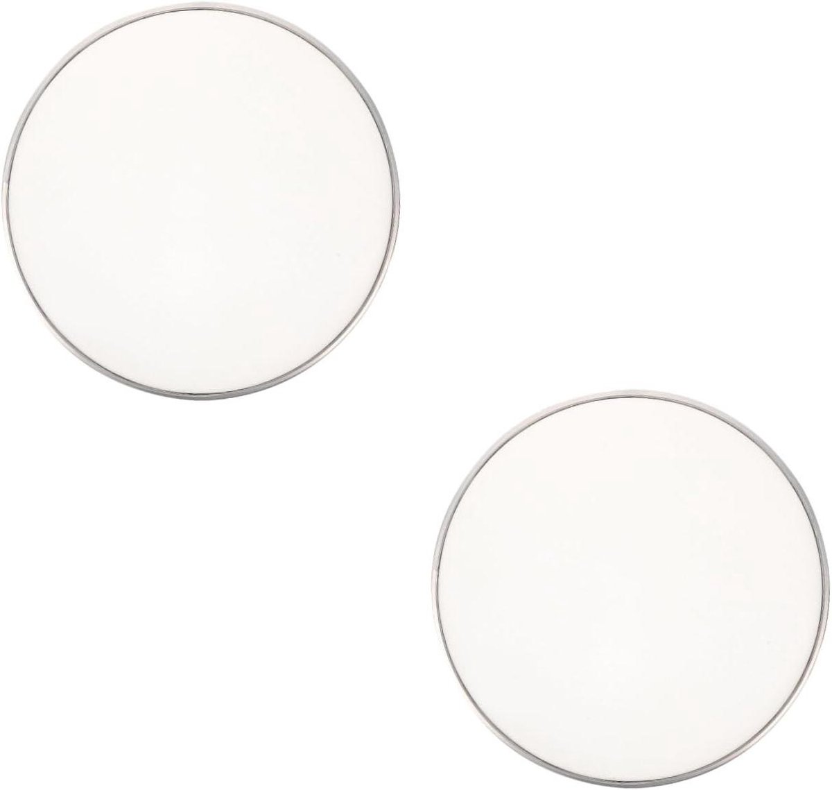 Drumvel Vervanging - Percussie Hoofd - Muziek Oefenen - Dubbellaags Mesh - 10 Inch - Wit