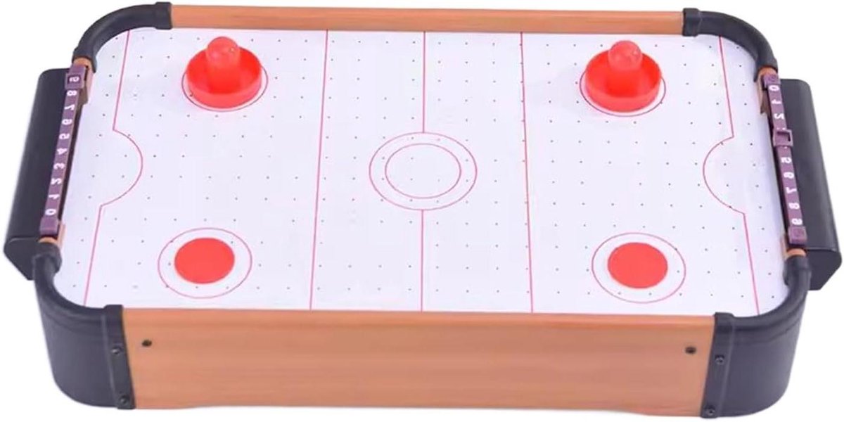 Luchttafel Hockey - Tafelspel - Gezinsspel - Stille motor - 50 x 30 cm - Uniek