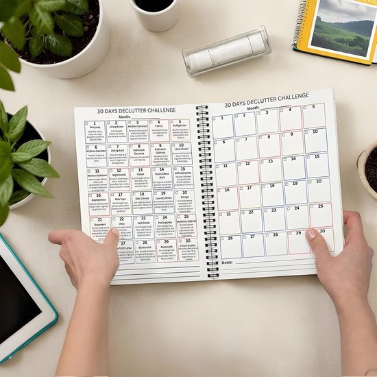 Huishouden Schema Boek - Routine Tracker - Taken Bijhouden - Visuele Voortgang - 21x14cm - Niet gespecificeerd — afbeelding 2