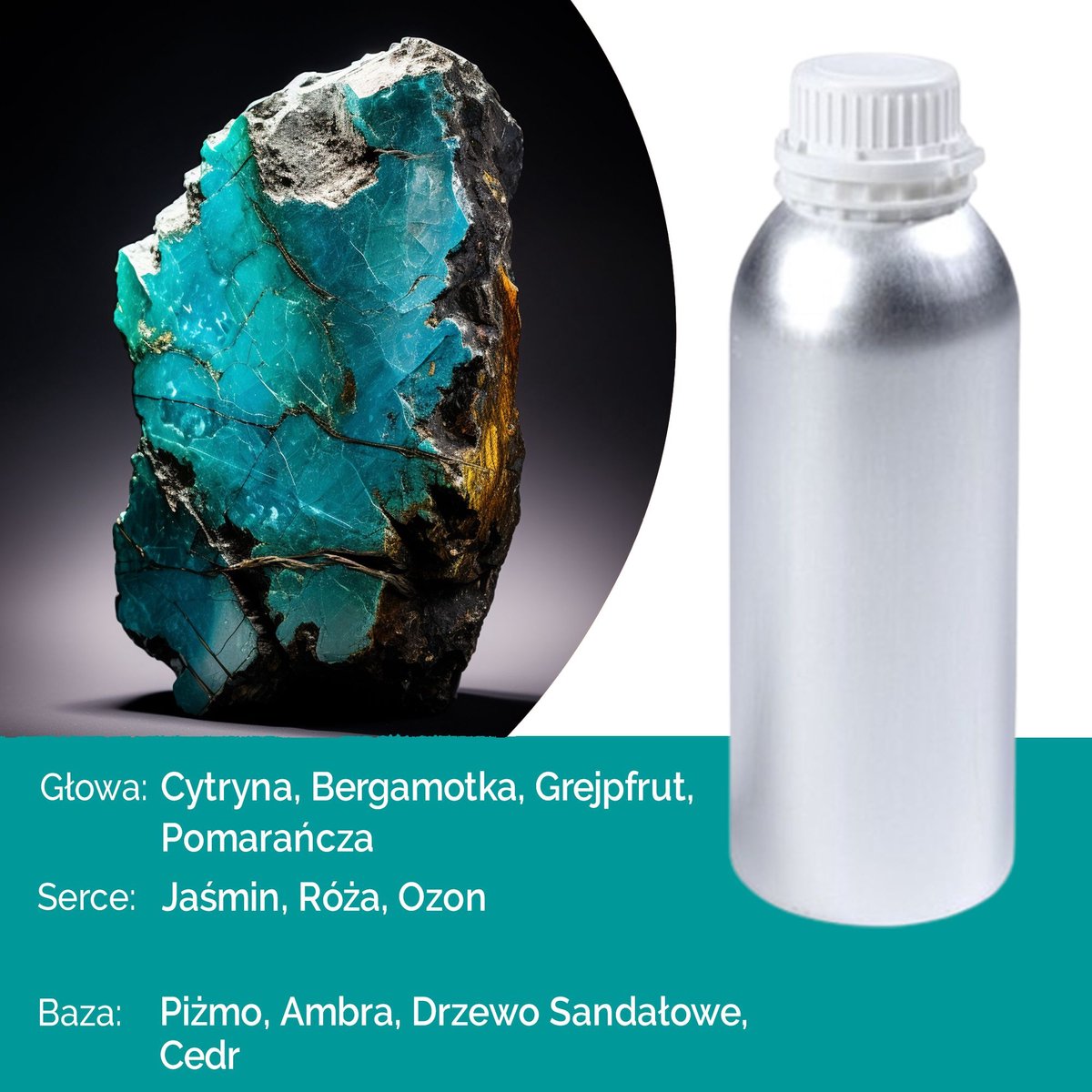 500 ml (puur) FO - Turquoise Dewness