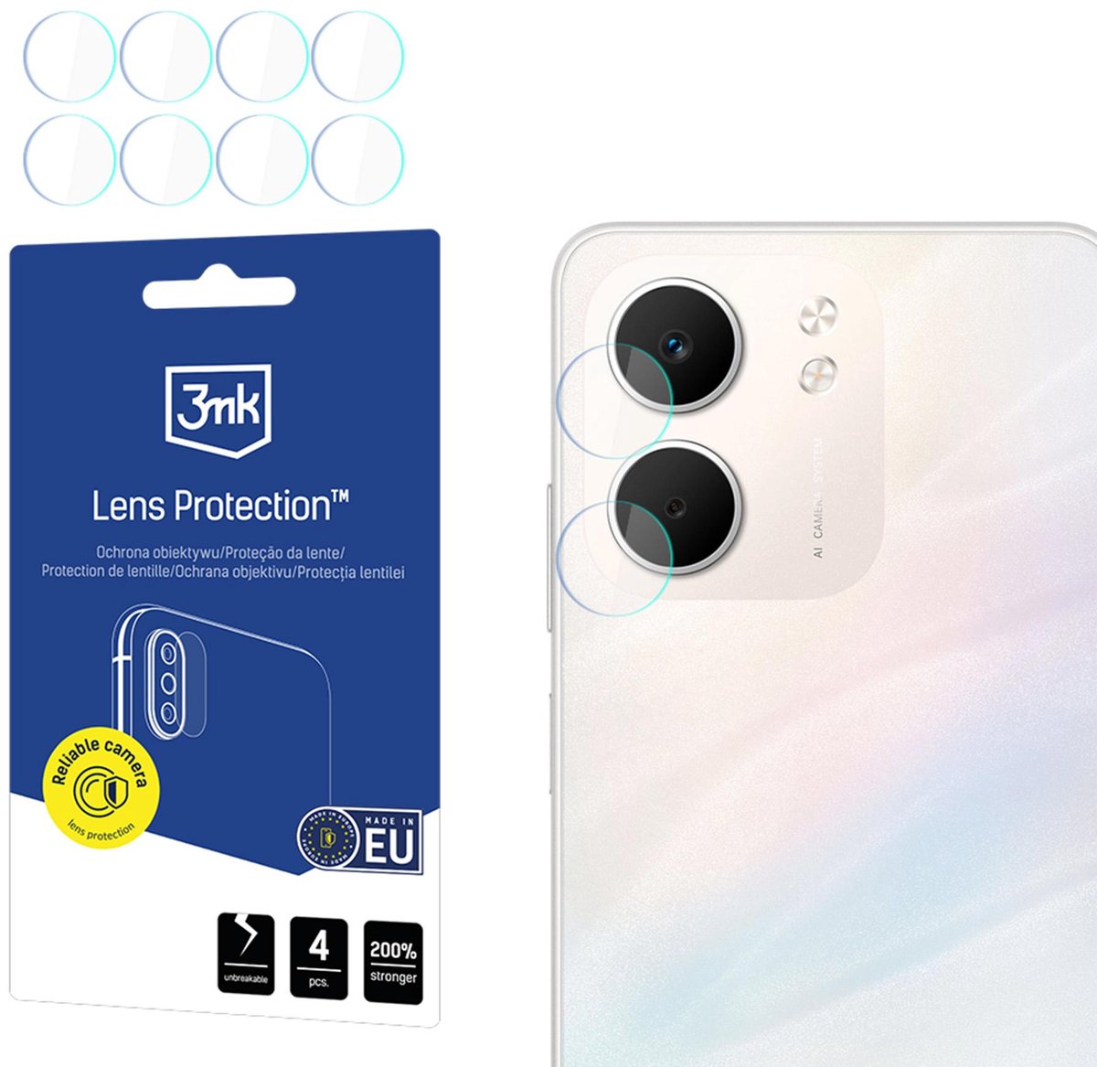 3Mk Oppo A5X Gehard Glazen Beschermfolie Ter Bescherming Tegen Beschadigingen