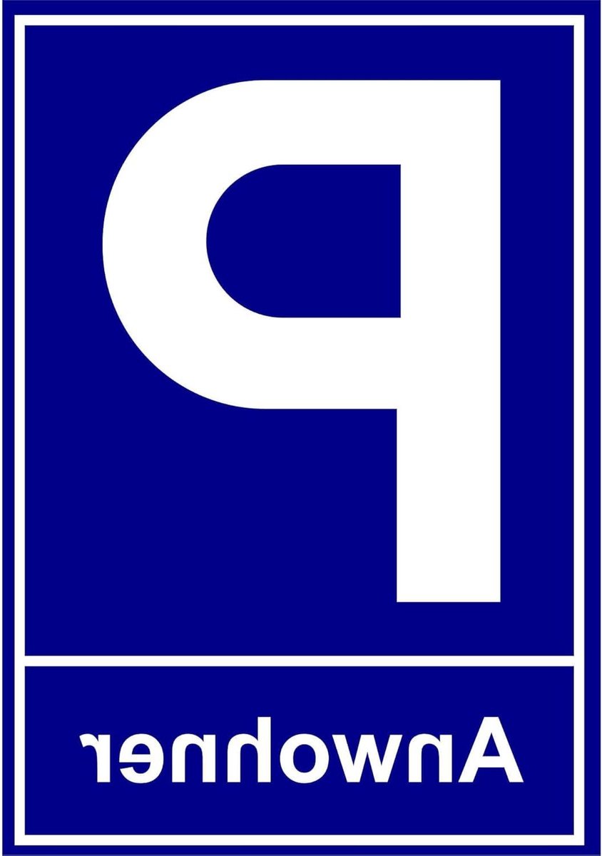 Aluminium composietplaat - Parkeerbord bewoners - Veiligheid aanduiden - Uv-bestendig krasvast - 30 x 21 cm - Grijs