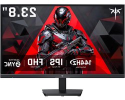 Monitor - Scherm - Werk en gaming - IPS paneel met 144Hz - 24 inch - Zwart