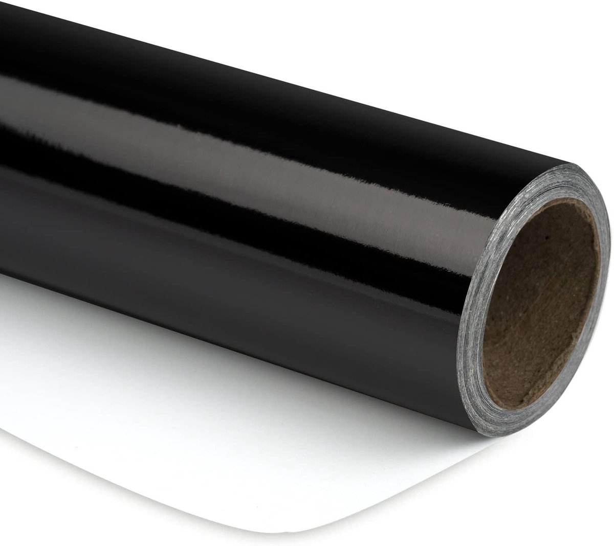 Dailygoods - Dailygoody - Zwart metallic inpakpapier - Cadeaupapier - Perfect voor bruiloft en verjaardag - 44,5 cm x 10 m - Glanzend inpakpapier voor elke gelegen