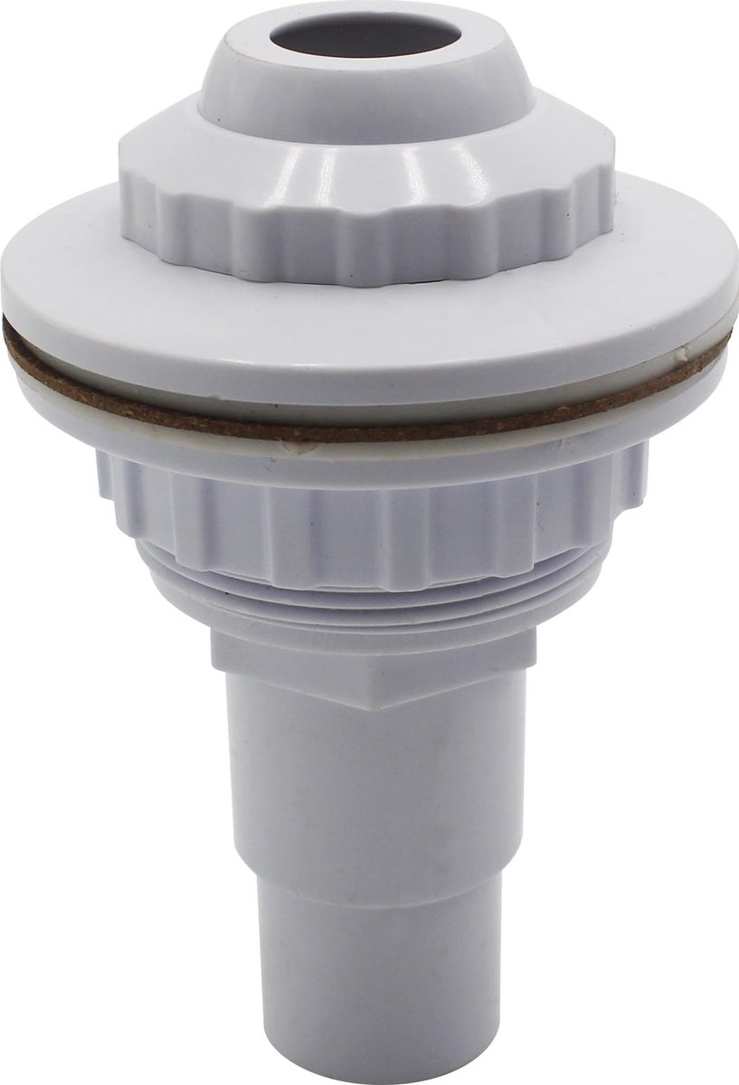 Dailygoods - Dailygoody - Zwembad Inlaatsproeier - Draaibare kop - 58 mm diameter - Slangaansluiting 32/38 - Voor stalen wandzwembaden
