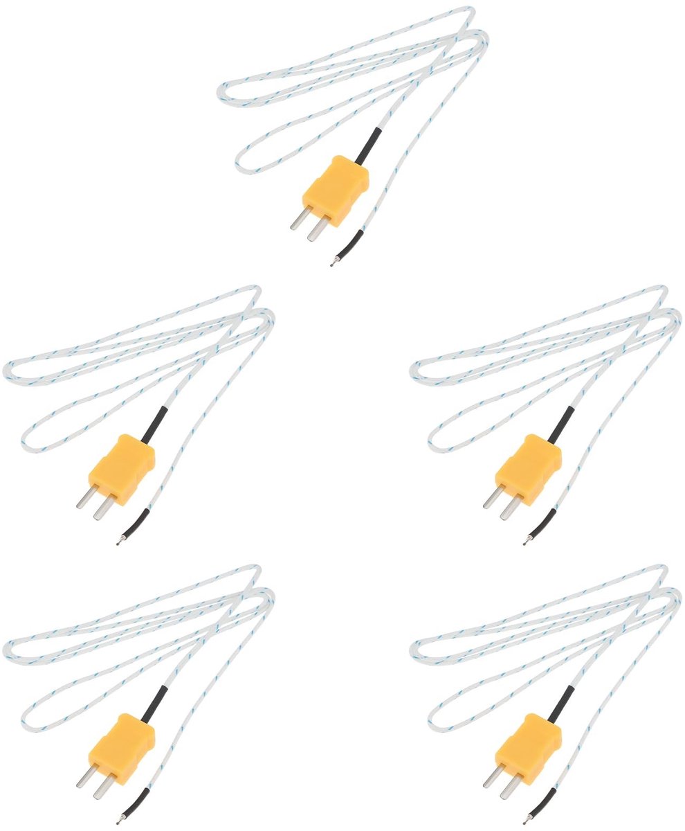 Dailygoods - 5Pcs K Type Temperatuur Sonde Sensor voor Industrie en Laboratorium