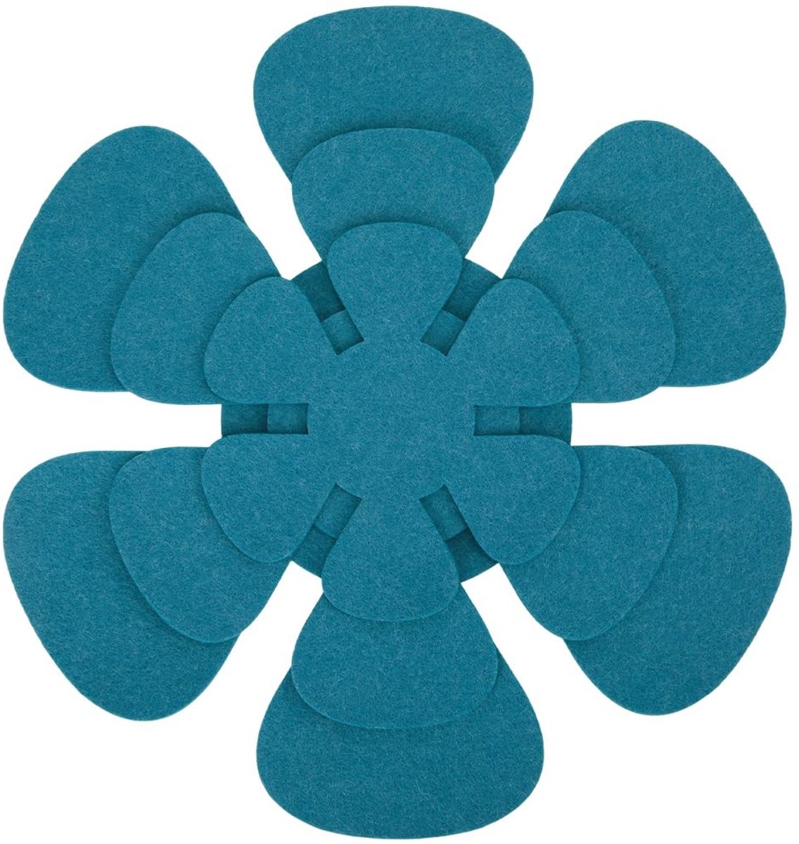 Dailygoods - Set van 12 Vilt Pan Protectors voor Kookgerei