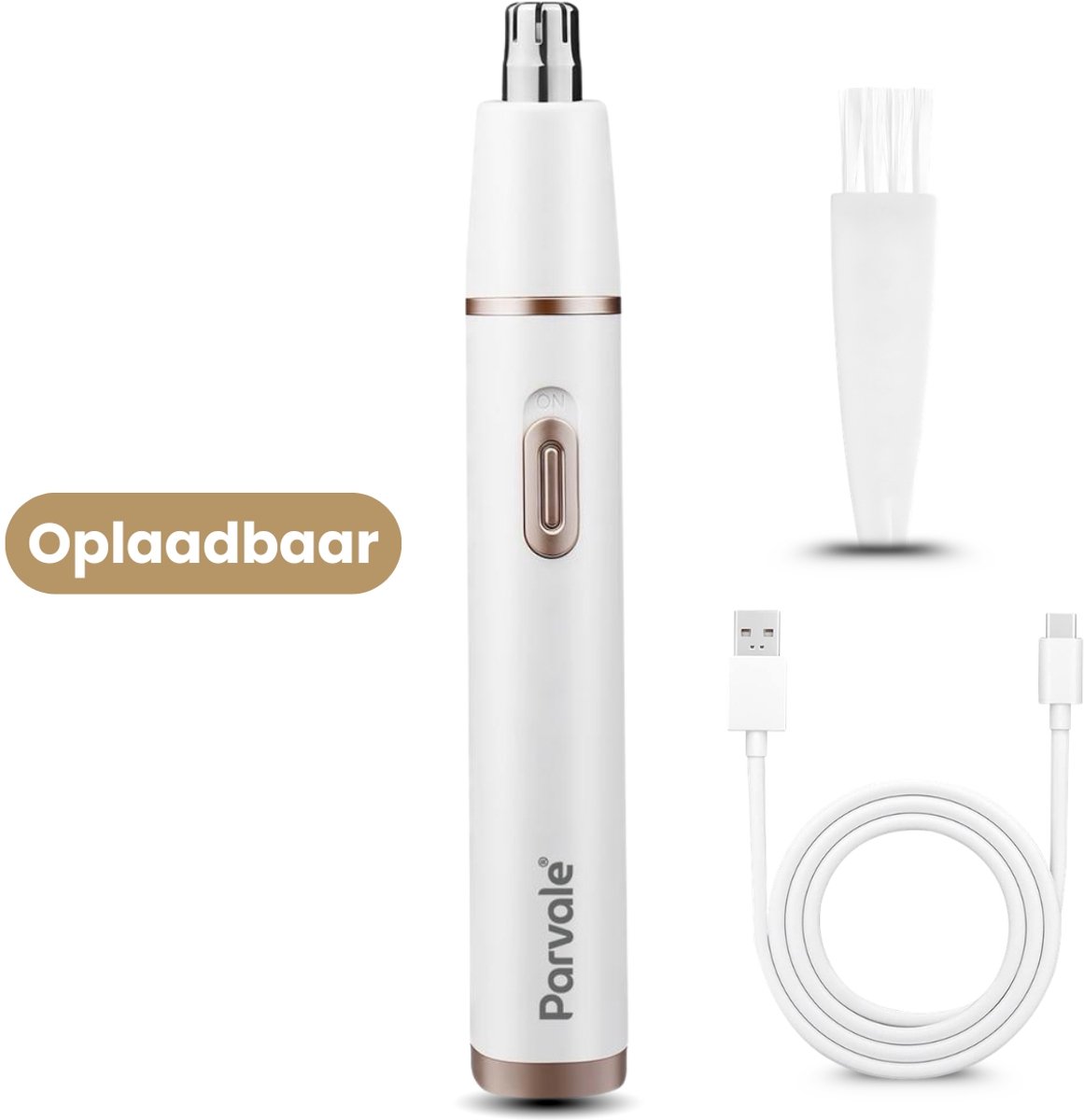 Parvale® Neustrimmer voor Mannen en Vrouwen - Neushaartrimmers - Neushaartrimmer Heren en Dames - Oortrimmer - Oplaadbaar