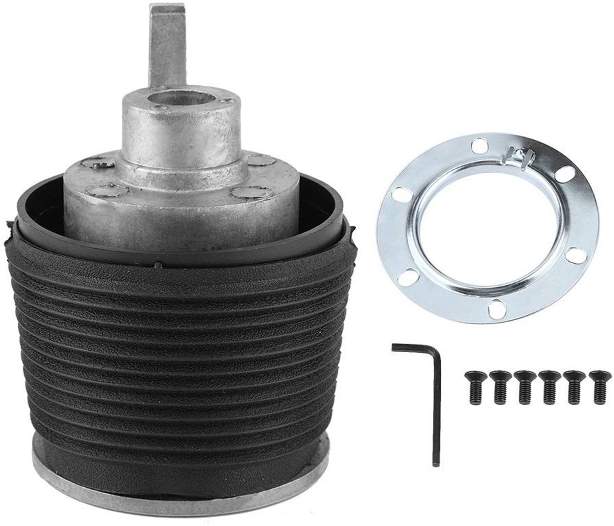 Dailygoods - Dailygoody - Broco Naaf Adapter - Snelverwijderbaar Stuur - Aluminium Legering - Geschikt voor Peugeot 106 306 - Diefstalbestendig - Duurzaam en Robuust