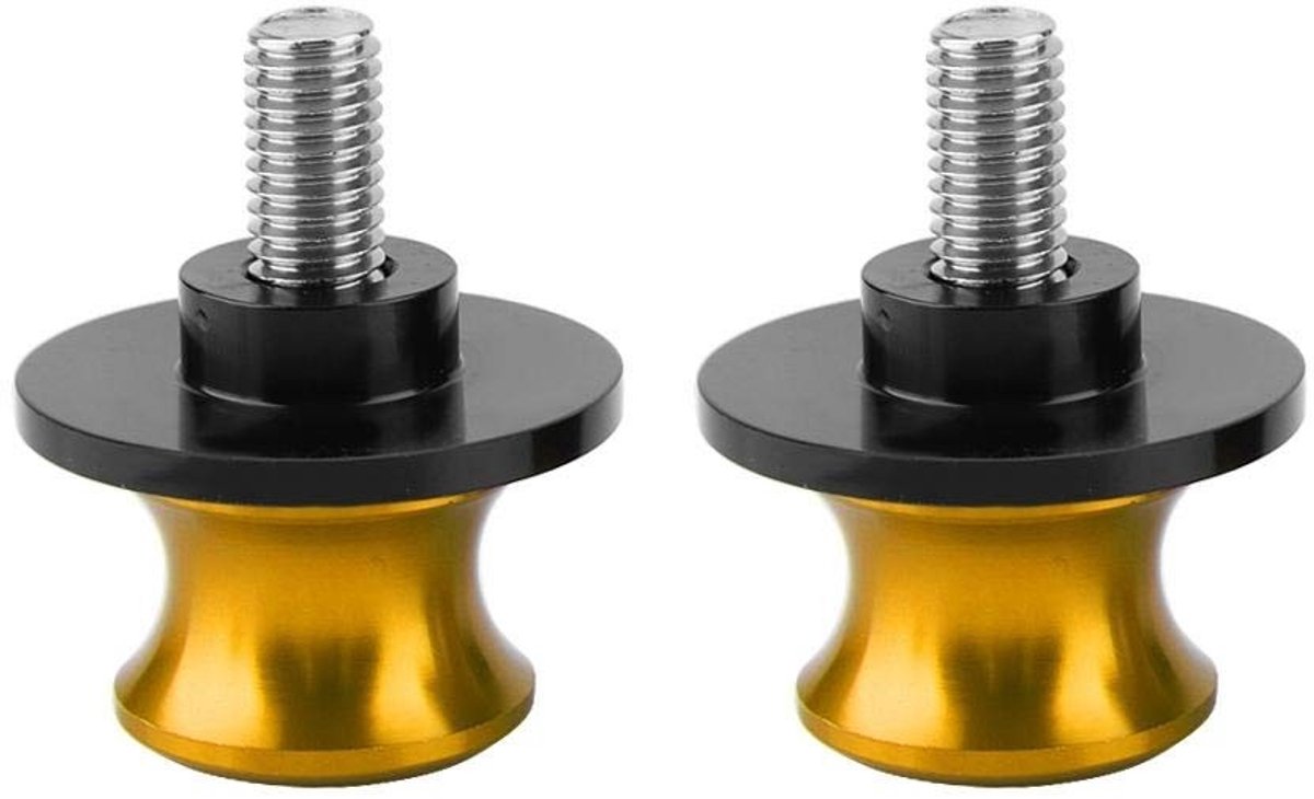 Dailygoods - Dailygoody - Motorcycle Swing Arm Stand - Achterstand - Stabiliteit - Goud - Sliders - Geschikt voor motoren - Kleur goud