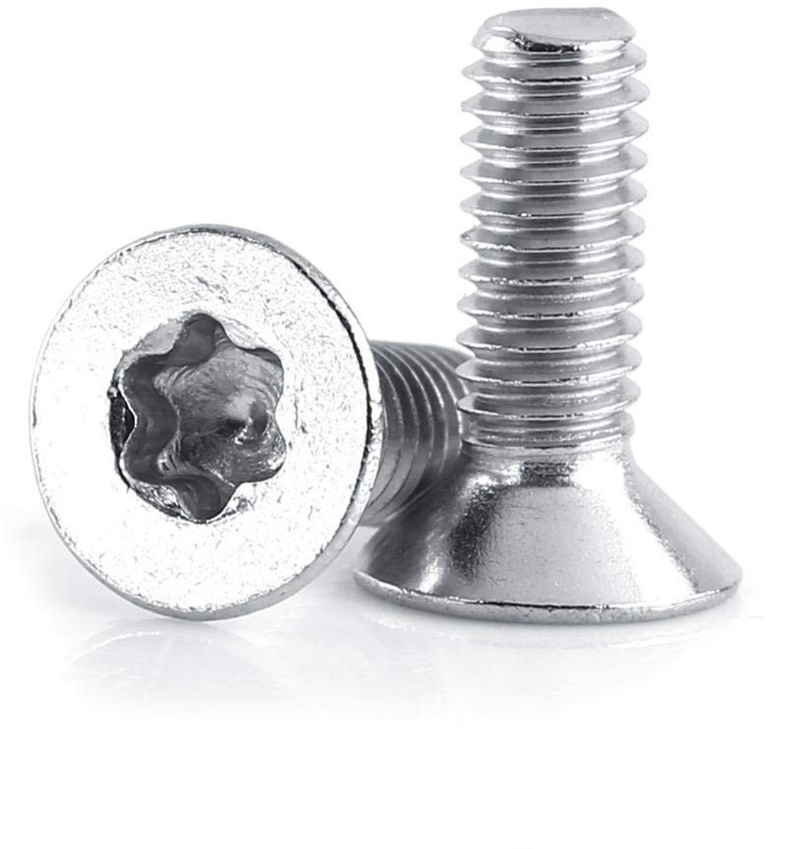Dailygoods - Dailygoody - Bouten met Platte Kop - Roestvrij Staal - Ideaal voor Gesloten Ruimtes - M4 x 12 mm - Vervanging voor Bouwbevestigingen - 50 Stuks