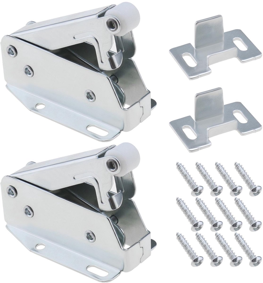 Dailygoods - Dailygoody - Automatische Spring Catch - Keuken Kasten - Compact - Touch Catch Latch - Eenvoudige Montage - Geschikt voor Slaapkamer en Woonkamer